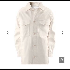 Maison Martin Margiela White Leather Jacket